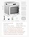 VEVOR Food Dehydrator Machine, 8 Stainless Steel Trays, 400W Electric Food Dryer with Adjustable Temperature & 24-Hour Timer, Food Dehydrator for Jerky, Meat, Fruit, Vegetables, Herbs, Dog Treats
