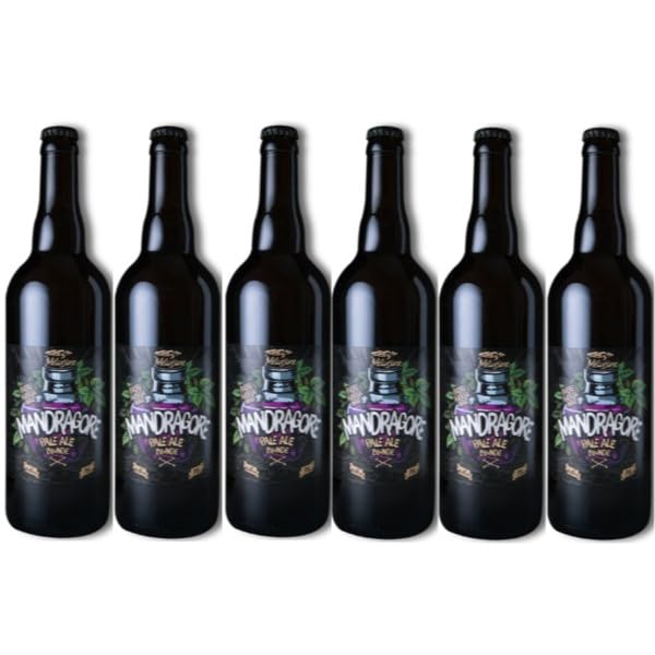 Vendée Mandragore cerveza artesanal Mélusine 4,8% - rubia Pale Ale 6 x 75cl.