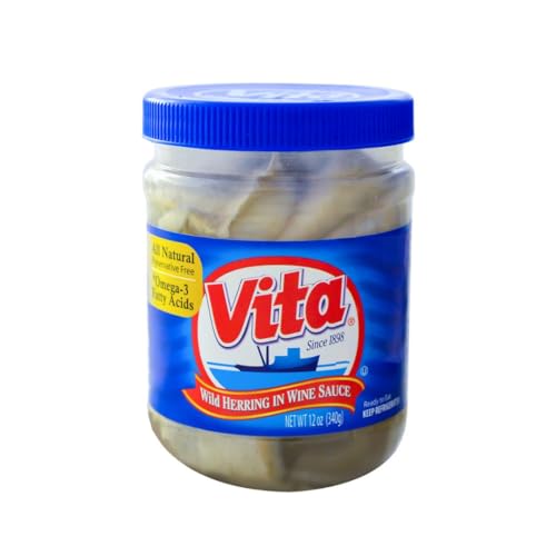Vita Herring in Wine Sauce, 12oz (Pack of 3)