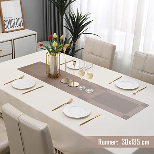 Image of HOKIPO Runner for Dinner and Coffee Table, 30x135 cm (AR4124)