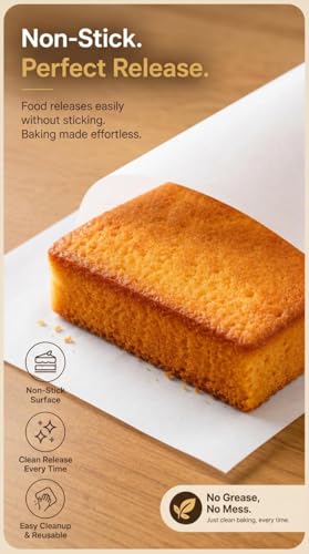 Image of Parchment Paper Sheets 9 x 13 Inch | Heavy Duty Non-Stick Oil-Resistant Baking Paper for Oven, Air Fryer, Grilling, Steaming, Roasting & Bread Baking (350 Pcs)