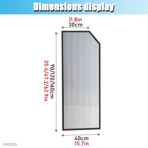 Séparation d'urinoir améliorant l'intimité des hommes en verre - 3