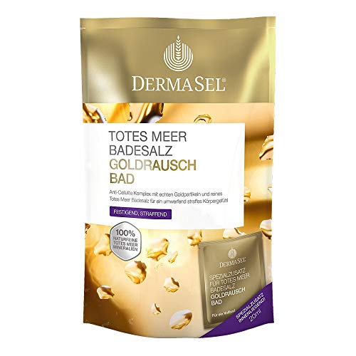 Preisvergleich Produktbild DERMASEL Totes Meer Badesalz+Gold EXKLUSIV 1 P