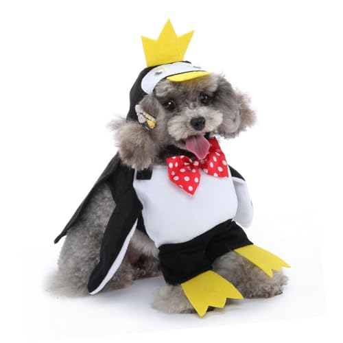 Disfraz de pingüino para perro y gato talla S miniatura 6