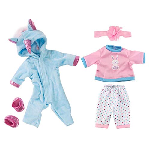 TOPofly Ropa de la muñeca 18inch, muñecas del bebé del Mono de...