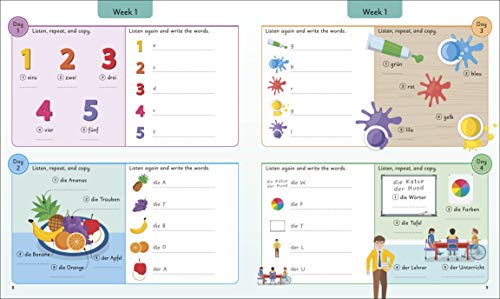 German for Everyone Junior 5 Words a Day: Learn and Practise 1,000 German Words - Image 4