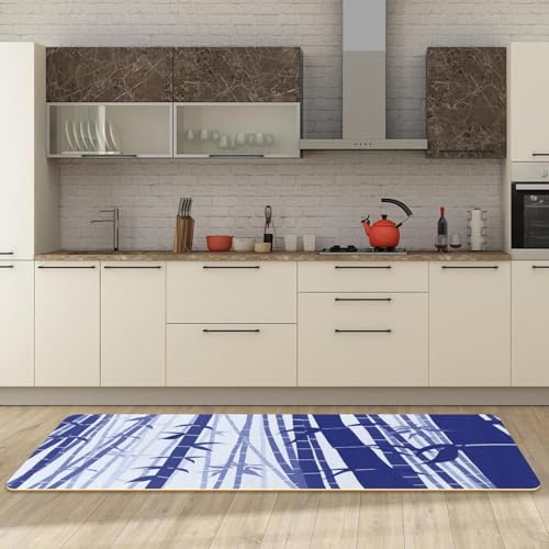 Tapis de cuisine lavable style plat absorbant et antidérapant - 3