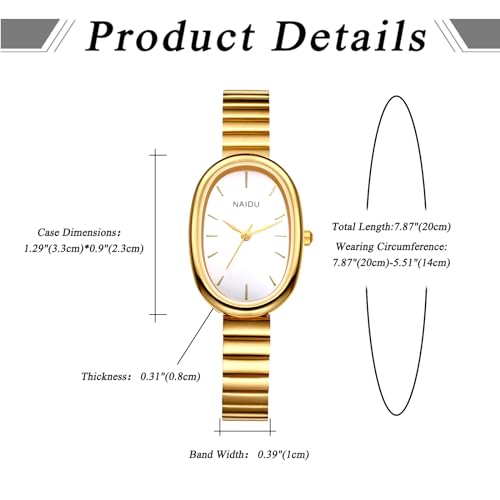Avaner A105-11 Women'S Ultra-Thin Oval Watches: Stainless Steel Slim Strap Small Face Ladies Elegant Dress Wrist Watches thumb #6