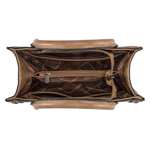 Image of Wrangler Tote Bag for Women Western Cowhide Purse and Wallet Set