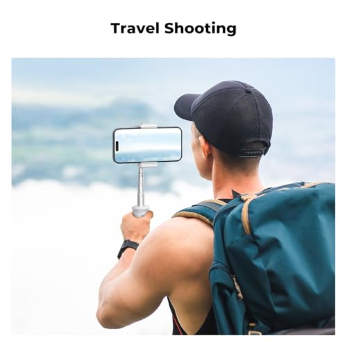 Image of K&F Concept Selfie Stick & Tripod, Max Load 2kg, 360 Panoramic, Aluminium, Compatible with Camera & Smartphone, Grey