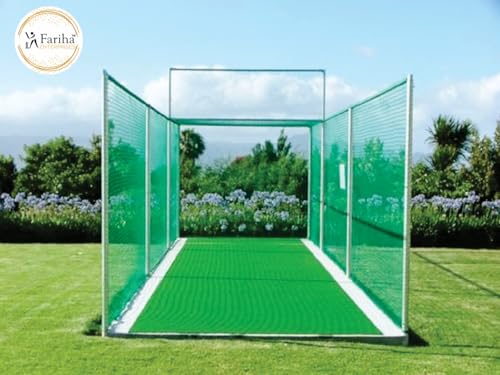 Image of Cricket Net for Practice and Training, Nylon, Green, for Cricket (24 ply, 15x30)