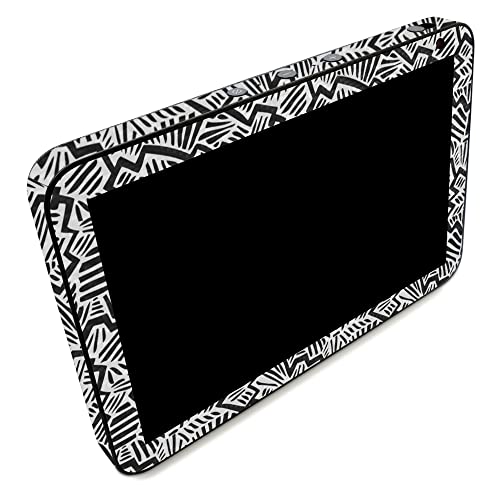 Image of MightySkins Carbon Fiber Skin Compatible with Amazon Echo Show 8 (Gen 2) - Abstract Black | Protective, Durable Textured Carbon Fiber Finish | Easy to Apply | Made in The USA