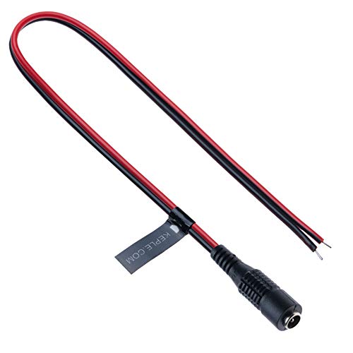 JZK 3m 12V 5.5 Mm X 2.1 Mm DC Prolunga Alimentazione Cavo, Cavo Adattatore Alimentazione Femmina A Maschio 2.1 Mm X 5.5 Mm Per PSU, Telecamera Sicurezza CCTV, Striscia LED, Router - Foto 3