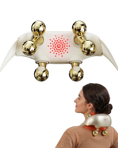 Image of SKG H7 Ultra E Cordless Neck Massager for Pain Relief Deep Tissue | Birthday Gifts Adjustable Shiatsu Neck and Shoulder Massager with Heat for strain relief, for Home Office Car Travel