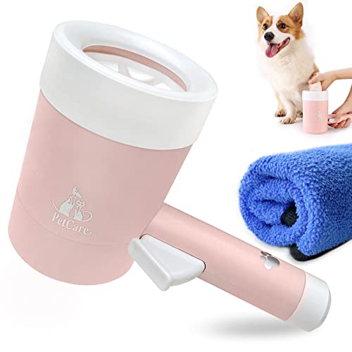 dog paw washer dog paw washer cup, Portable dog paw cleaner with dog towel,cat dog paw washer automatic.