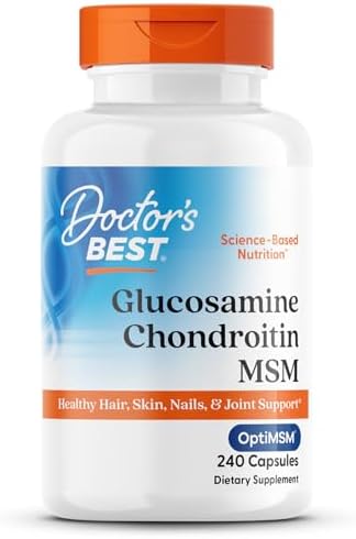 Doctor's Best Glucosamine Chondroitin MSM 240 Tablets by Doctor's Best