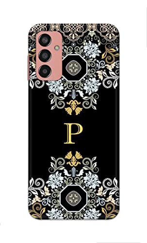 Image of Printed Hard Back Cover Case for Samsung Galaxy M13 4G Back Cover (Alphabet P) -1803