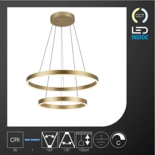 Ficha técnica Luminaria de suspensión ONE DOUBLE PHASE up/down Lámpara de salón iluminación de interior luminaria de techo 2700/3000 K 35 W 1230/1270 lm latón regulable - Fernando Cortés Ficha técnica Luminaria de suspensión ONE DOUBLE PHASE up/down Lámpara de salón iluminación de interior luminaria de techo 2700/3000 K 35 W 1230/1270 lm latón regulable - Fernando Cortés