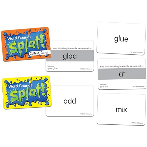 Beginning and Ending Sounds Splat juego de cartas miniatura 2