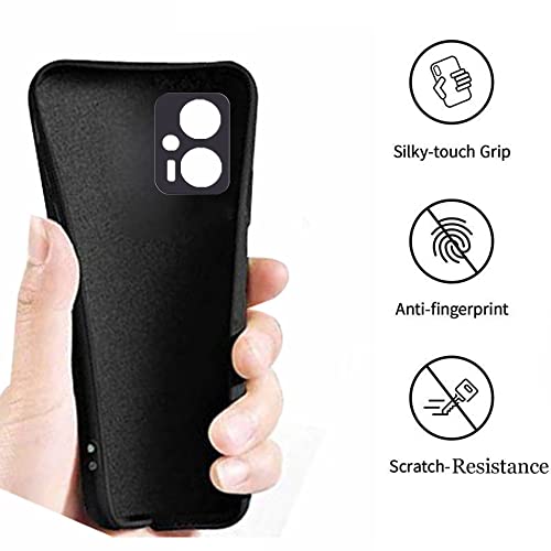 Image of A rtistque Back Cover Case for Mi Redmi K50i 5G with Camera Protection | Shockproof TPU | Stylish Protective Design | Slim Fit | Ultra Matte | Redmi K50i 5G Back Cover - Black