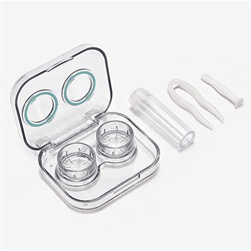 4 Pièces Étui de Lentilles de Contact, Portable Etui Lentilles de Contact Mini étuis Simples Étui de Rangement de Lentilles de Contact Coloré pour Voyager et à la Maison - Image 4