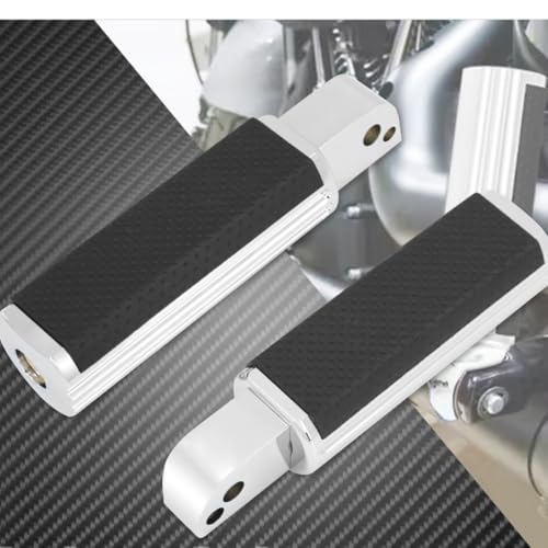 Repose-Pieds Moto Passager Arrière Souple pour Softail avec Montage Mâle