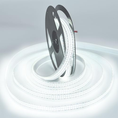Tira LED Doble Fila 5m Luz Día 6500K Impermeable miniatura 1