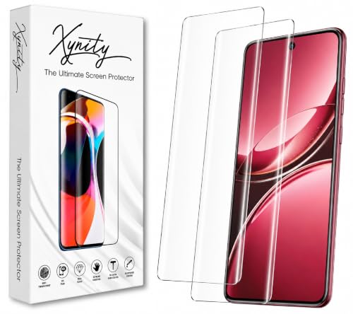 Image of Xynity Ultra Curved UV Tempered Glass for Vivo V50 / V50e (Pack of 2) - Full Curved Screen Coverage with Easy Installation Kit