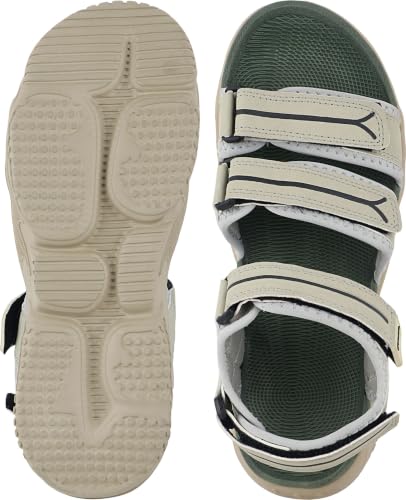 Image of FUEL Keta Lightweight Comfortable for Walking, Travel & Outdoor Activities | Adjustable Strap | Anti-Slip Sole Men's Sports Sandals