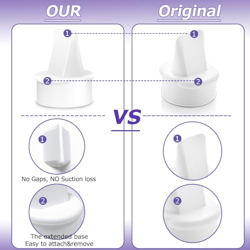 4 piezas de válvulas Duckbill compatibles con Lansinoh miniatura 3