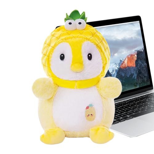 Genérico Pingüino - Pingüino de fruta, peluche para niños pequeños, para adolescentes, adultos, dormitorio, dormitorio, dormitorio, sofá, cama y cama