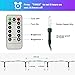 Green Convenience Christmas Lights 33ft 100 LED Battery String Lights with Timer Memory Function USB or Battery Powered Waterproof String Lights for Indoor Outdoor Decoration (Warm White)