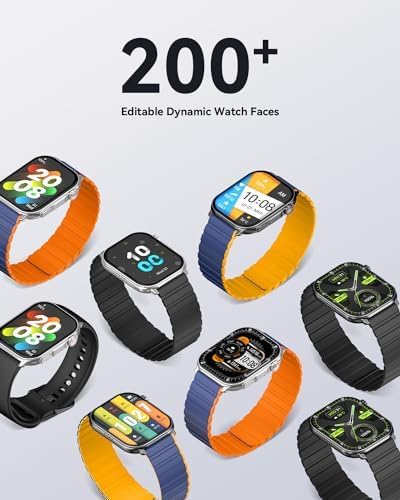 Miniatura 9 de Reloj inteligente, 2.01 pulgadas, AMOLED, relojes inteligentes para hombres y mujeres, batería larga, Bluetooth, rastreador de actividad física con