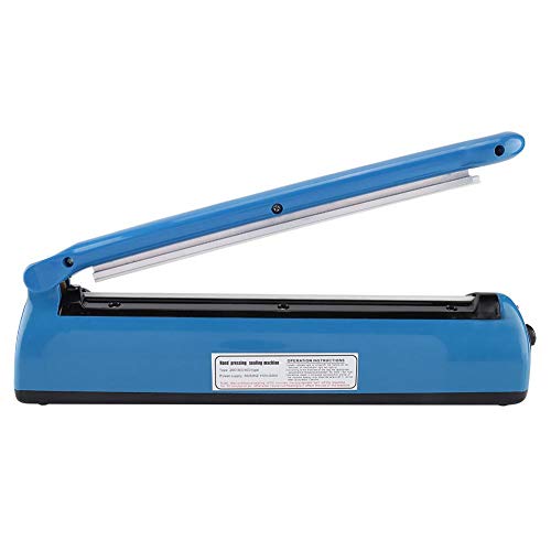 Preisvergleich Produktbild Vakuumiergerät, 12 "300MM Manuelle Folienschweißgerät Mini Vakuumierer Balkenschweißgerät Einschweissgerät Schweissgerät mit Schneidwerk Vakuumierer zum Verschließen von Plastikbeuteln Folienbeuteln