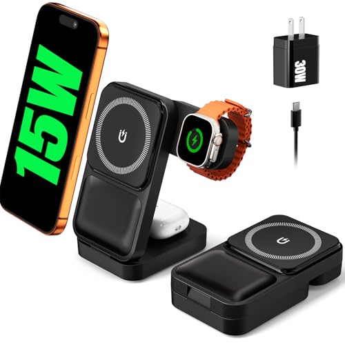 Travel Charging Station 3 in 1 for MagSafe - image 1