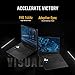 ASUS TUF Dash 15 (2022) Gaming Laptop, 15.6” 144Hz FHD Display, Intel Core i5 12450H, GeForce RTX 3050 Ti, 8GB DDR5, 512GB PCIe SSD, Thunderbolt 4, Wi-Fi 6, Windows 11 Home, Off Black, FX517ZE-RS51