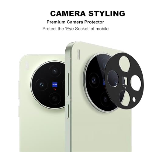 Image of 4youquality Back Camera Lens Protector Compatible with Vivo X200T (1 Pack) | 9H Tempered Glass Camera Guard | Military-Grade Protection | Ultra Clear HD | Bubble-Free Easy Installation | Case Friendly Design