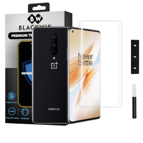 Image of Blackwik UV Curved Tempered Glass for OnePlus 8 | 1-Pack