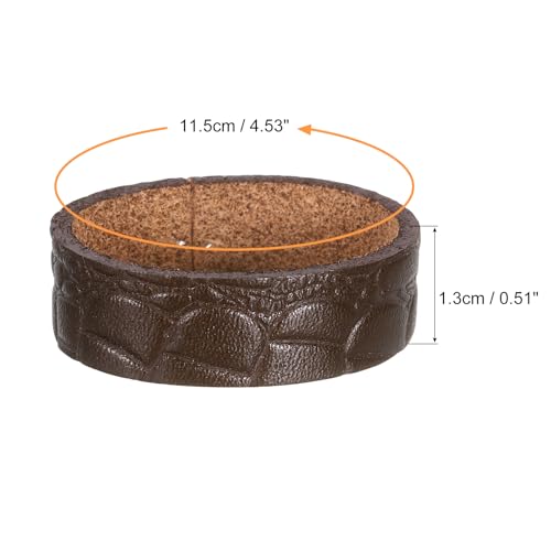 uxcell Leather Belt Loop Keepers Ring Buckle Fit Width Belt Strap for DIY Craft Bag Belt Fixing2