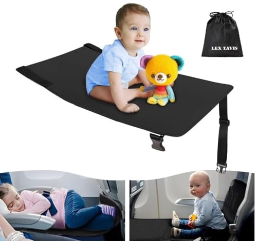 Airplane Seat Extender for Kids Toddler Airplane Bed Baby Hammock...