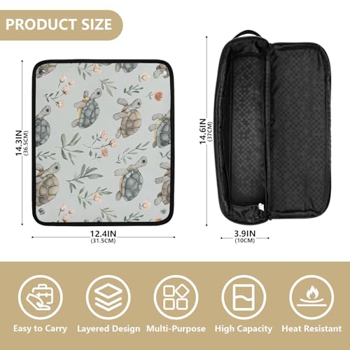 Bolsa de viaje para herramientas de cabello con protector térmico miniatura 4