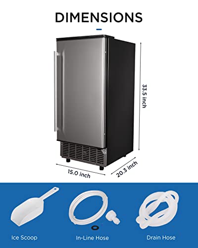 Adt 0207 Commercial Ice Maker 80 Lbs/24H Fast Ice Production thumb #5