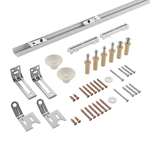 Image of Richelieu | Onward 72-inch Bi-Fold Sliding Double Door Hardware Kit, White
