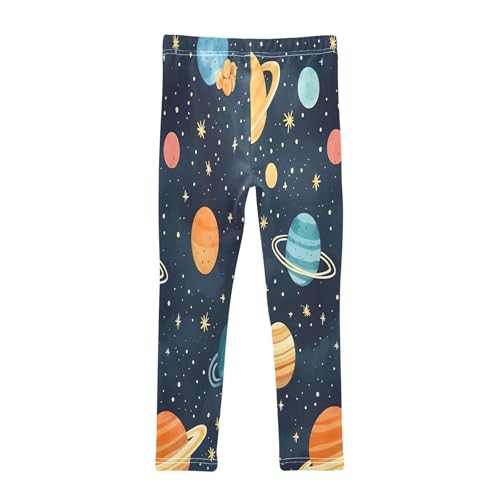 Toddler Girls Leggings Printed Yoga Pants Leggings Colorful Starry Sky for Kids2