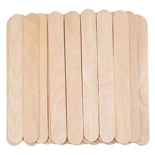 Yesland 600 Stk. Spatel Kosmetik,Holzmundspatel, Spatel Holz,Mundspatel,Eisstiele aus Holz,Spatel für Haarentfernung mit Wax,Wachs Haarentfrenung,Waxing auf Gesicht,Waxing Set Holzstäbchen Cover