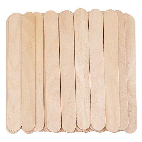 Yesland 600 Stk. Spatel Kosmetik,Holzmundspatel, Spatel Holz,Mundspatel,Eisstiele aus Holz,Spatel für Haarentfernung mit Wax,Wachs Haarentfrenung,Waxing auf Gesicht,Waxing Set Holzstäbchen