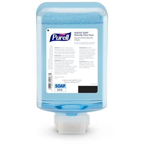 Image of PURELL HEALTHY SOAP with CLEAN RELEASE Technology Foam, Light Fragrance, 1200 mL Refill for PURELL ES10 Automatic Soap Dispenser (Pack of 2) - 8371-02