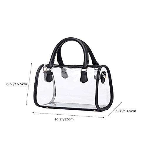 Dayfine Women's Transparent Handbag Plastic Ladies PVC Wallet2
