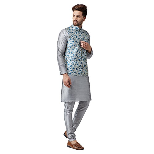 Image of SOJANYA Men Silk Cotton Printed Shirt