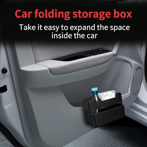 Papelera para respaldo de asiento de coche plegable e impermeable 3